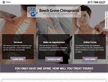 Tablet Screenshot of beechgrovechiro.com